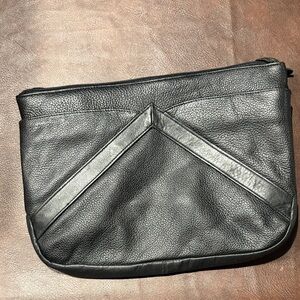 Stylish Black Leather Men's Bag